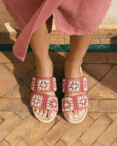 Cotton Crochet Jute Sandals |