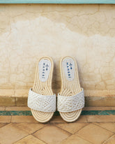 Cotton Crochet Jute Sandals |