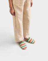 Raffia Crochet Jute Clog Mules |