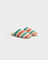 Raffia Crochet Jute Clog Mules |