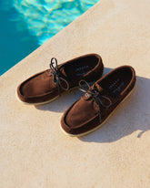 Scarpe da Barca Swan in Pelle Scamosciata |