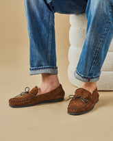 Mocassino in Pelle Scamosciata |