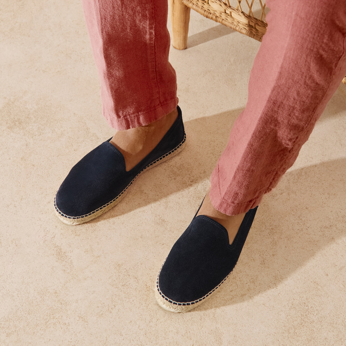 Like new, MANEBI espadrilles navy blue size 9 (42) Manebí | Velvet Traveler Loafers Espadrilles - Monaco Navy Blue main image 2