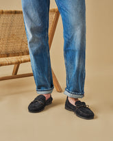 Mocassini in Pelle Scamosciata |