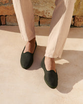 Brummel Lyocell Linen Blend Venetian Slippers |