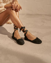 Suede Flat Valenciana Espadrilles |