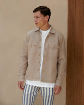 Stonewashed Cotton<br />Santa Fe Field Jacket - Men’s Clothing | 