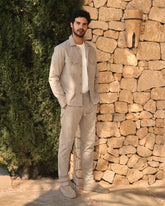 Stone Washed Cotton Venice Trousers |