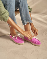 Scarpe da barca in pelle scamosciata Espadrillas |