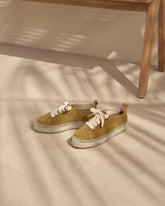 Suede Lace-Up Espadrilles |