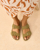 Suede Traveler Nordic Sandals |