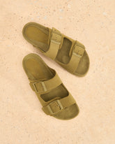 Suede Traveler Nordic Sandals |