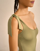 Tie-Up One Shoulder One Piece |
