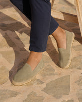 Espadrillas in Pelle Scamosciata |