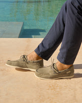 Scarpe da Barca in Pelle Scamosciata |