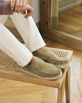 Suede Traveler Ankle Boot Espadrilles |