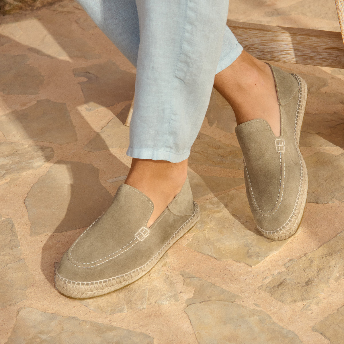 Scarpe Espadrillas Uomo Indossate Manebi Mocassini Traveler