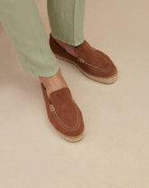 Suede Traveler Loafers Espadrilles |