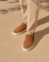 Slip-On in Pelle Scamosciata |