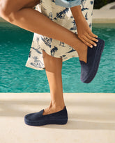 Espadrillas in Pelle Scamosciata con Doppia Suola |