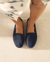 Espadrillas in Pelle Scamosciata con Doppia Suola |