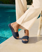 Suede Double Sole Slides |