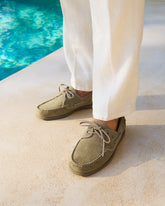 Scarpe da Barca in Pelle Scamosciata |