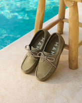 Scarpe da Barca in Pelle Scamosciata |