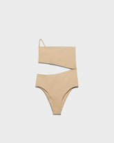 Cut-Out One-Shoulder One Piece |