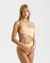 Cut-Out One-Shoulder One Piece |