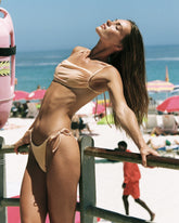 Ruffled Bandeau Bikini |