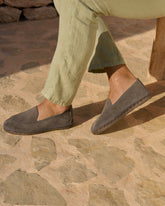 Espadrillas in Pelle Scamosciata |