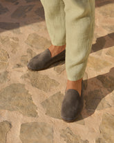 Espadrillas in Pelle Scamosciata |