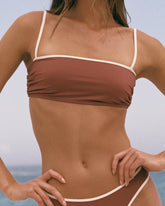 Edged Open-Back Bralette Bikini |