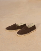 Suede Squared Toe Espadrilles |