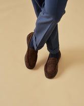 Suede Penny Loafers |