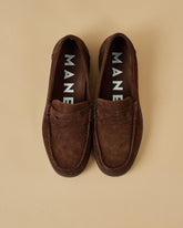Suede Penny Loafers |