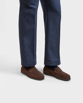 Suede Penny Loafers |