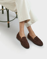 Suede Penny Loafers |