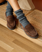 Mocassini Classici in Pelle Scamosciata |