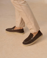 Suede Traveler Loafers Espadrilles |