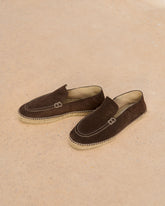 Suede Traveler Loafers Espadrilles |
