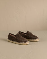Suede Loafers Espadrilles |