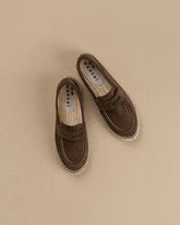 Suede Loafers Espadrilles |