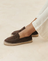 Suede Loafers Espadrilles |