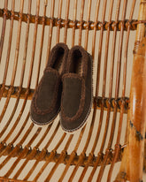 Suede Loafers With Faux Fur |