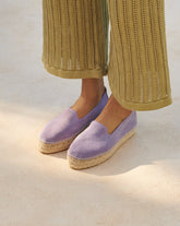 Suede Double Sole Espadrilles - Women’s New Shoes | 