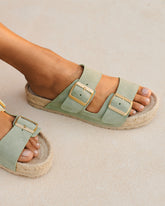 Suede Nordic Sandals |