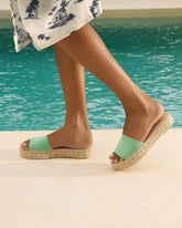 Suede Double Sole Slides |