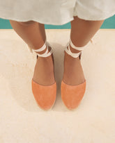 Suede Flat Valenciana Espadrilles |